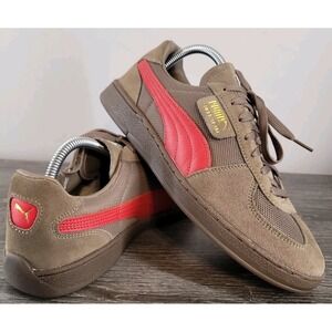 Puma Super Team Suede Mesh Sneakers Brown Red 390424-06 Men's Size 9 US NWOB
